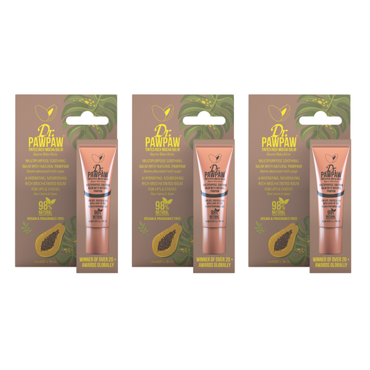 Rich Mocha Tinted Balm 10ml Trio Pack