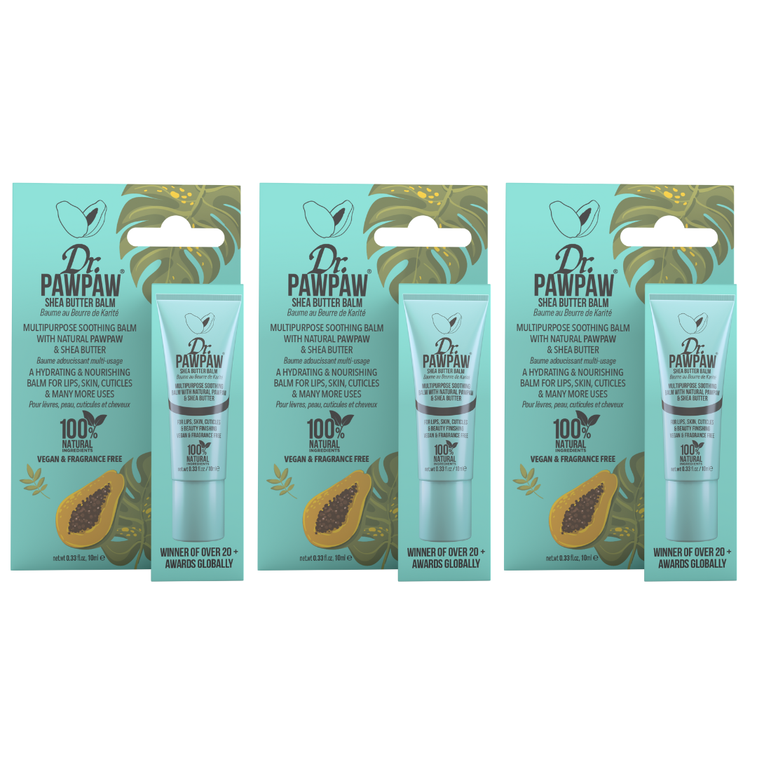 Shea Butter Balm 10ml Trio Pack